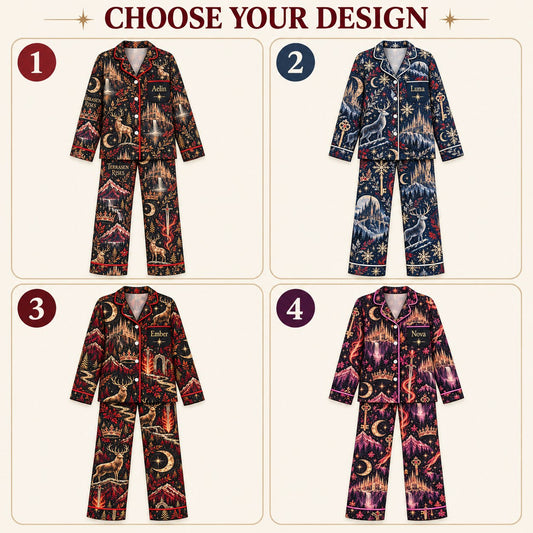 Choose your design – 4 Throne of Glass satin pajama prints