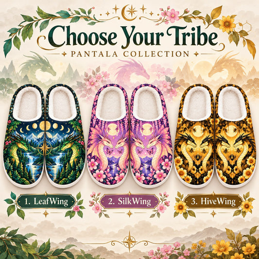 Choose your tribe - Pantala collection slippers