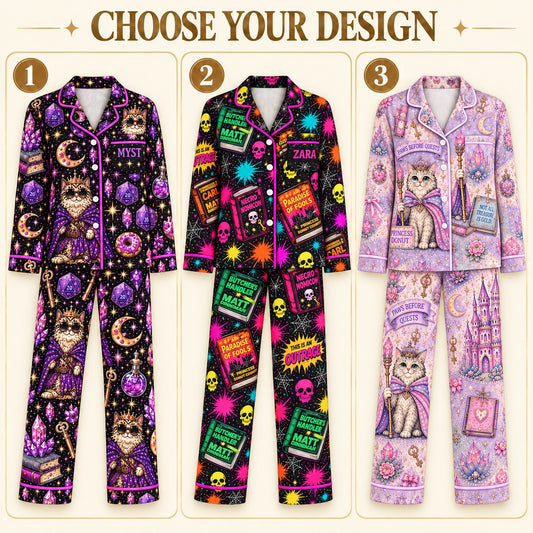Choose your design – 3 Dungeon Crawler Carl satin pajama prints