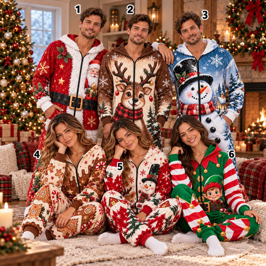 Santa reindeer snowman elf Christmas onesie - choose your design, numbered 1 to 6