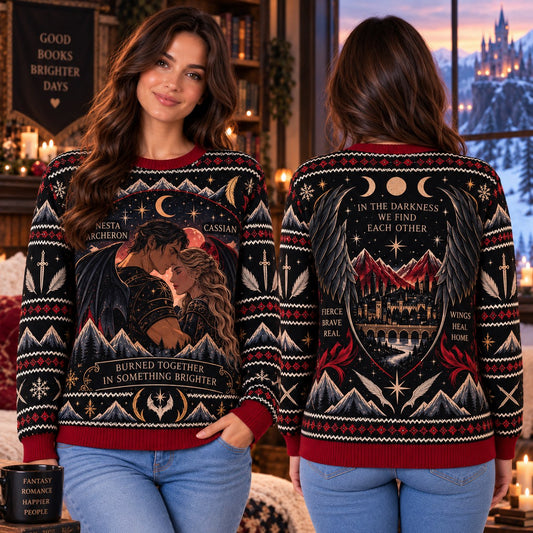 Nesta & Cassian Knit Ugly Christmas Sweater