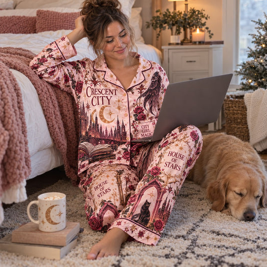 Crescent City Pajama Set - cozy bedroom look