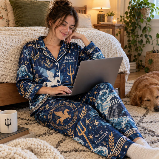 Percy Jackson Pajama Set - cozy at-home look