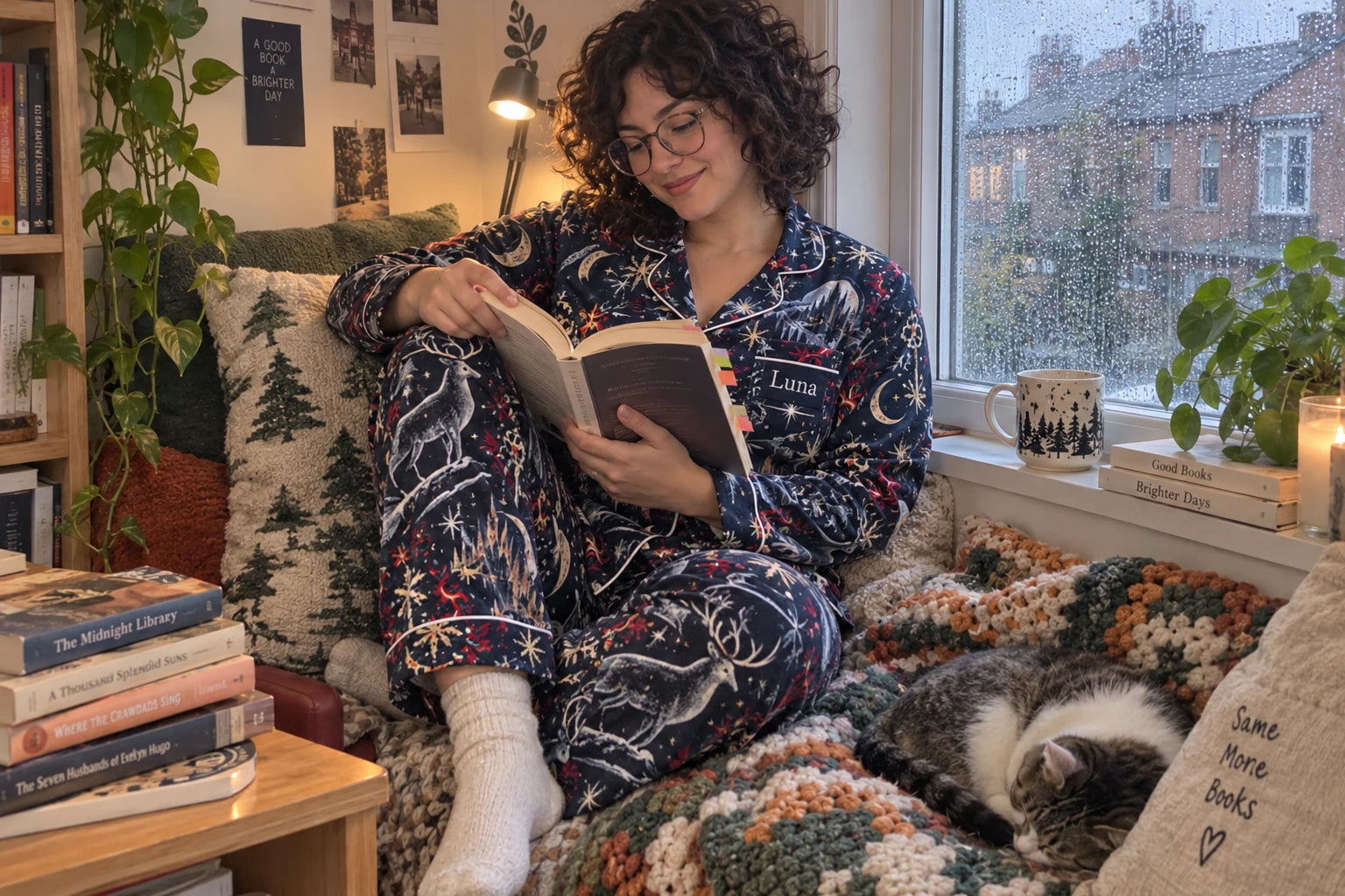 A reading nook fit for a queen