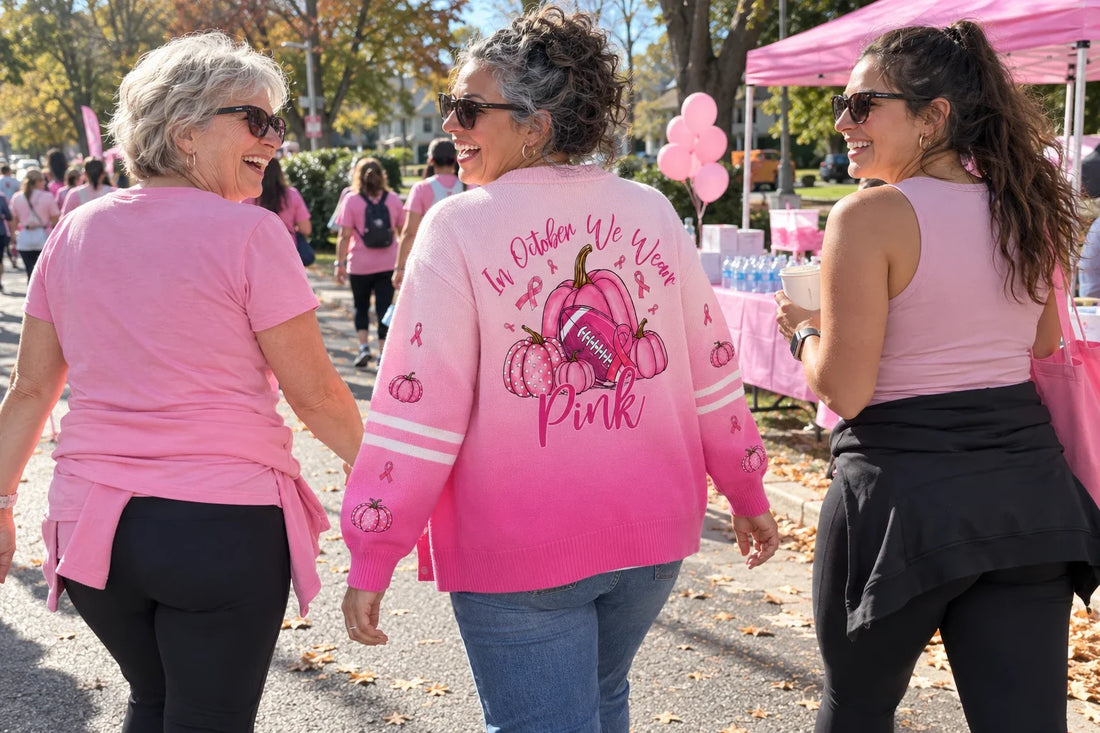 Breast Cancer Awareness Clothing: Pink Ribbon Pajamas and Cardigans