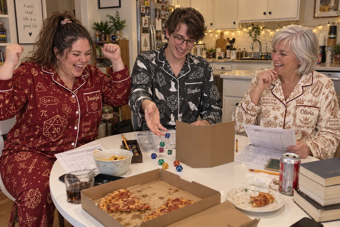 DnD Gifts for Players and Dungeon Masters: Pajamas and Sweaters