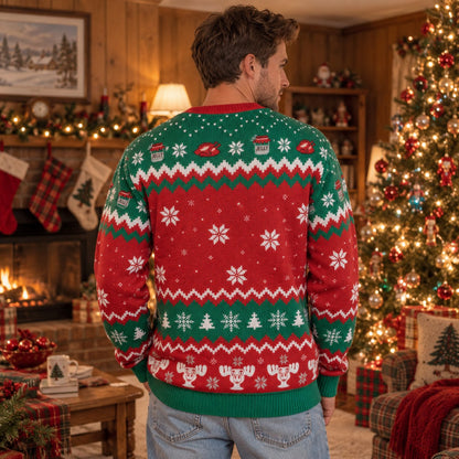 The Blessing Grace knit ugly Christmas sweater - back
