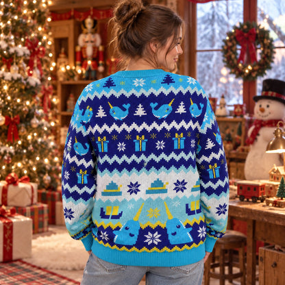 Bye Buddy Hope You Find Your Dad knit ugly Christmas sweater - back