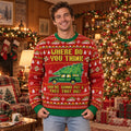 Where Do You Think You're Gonna Put a Tree That Big Knit Ugly Christmas Sweater – Christmas Vacation