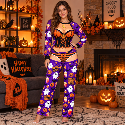 Funny Halloween Pajamas for Adults, Couples Ugly Sweater Halloween, Hulkk Pumpkin Costume PJs, Halloween Party Sleepwear