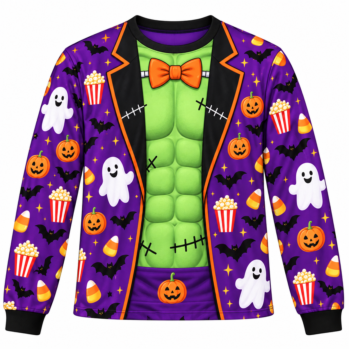 Funny Halloween Pajamas for Adults, Couples Ugly Sweater Halloween, Hulkk Pumpkin Costume PJs, Halloween Party Sleepwear