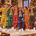 Funny Christmas Jumpsuit for Men – Ugly Christmas Pajamas, Holiday Party Outfit, Matching Xmas Onesie, Funny Christmas Gift
