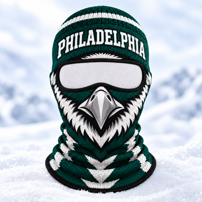 American Football Ski Mask, Winter Balaclava Face Cover, Sports Fan Snow Mask, Skiing Accessories, Men Sports Skiing Gear