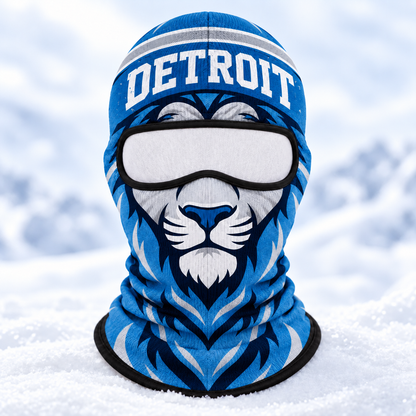 American Football Ski Mask, Winter Balaclava Face Cover, Sports Fan Snow Mask, Skiing Accessories, Men Sports Skiing Gear