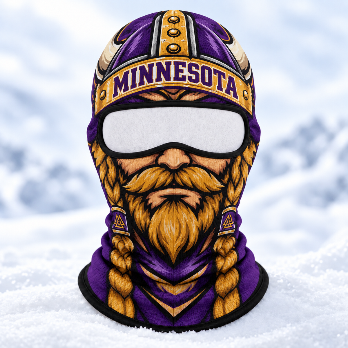 American Football Ski Mask, Winter Balaclava Face Cover, Sports Fan Snow Mask, Skiing Accessories, Men Sports Skiing Gear
