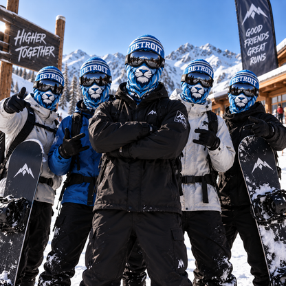 American Football Ski Mask, Winter Balaclava Face Cover, Sports Fan Snow Mask, Skiing Accessories, Men Sports Skiing Gear
