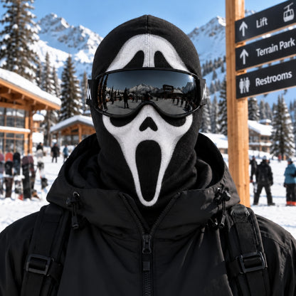 Halloween Horror Ski Masks Collection, Horror Character Balaclava, Scary Face Costume Mask for Skiing Snowboarding Gear