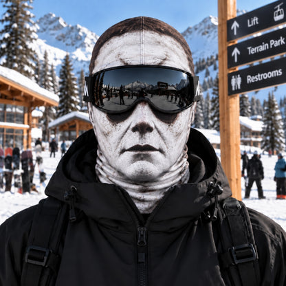 Halloween Horror Ski Masks Collection, Horror Character Balaclava, Scary Face Costume Mask for Skiing Snowboarding Gear