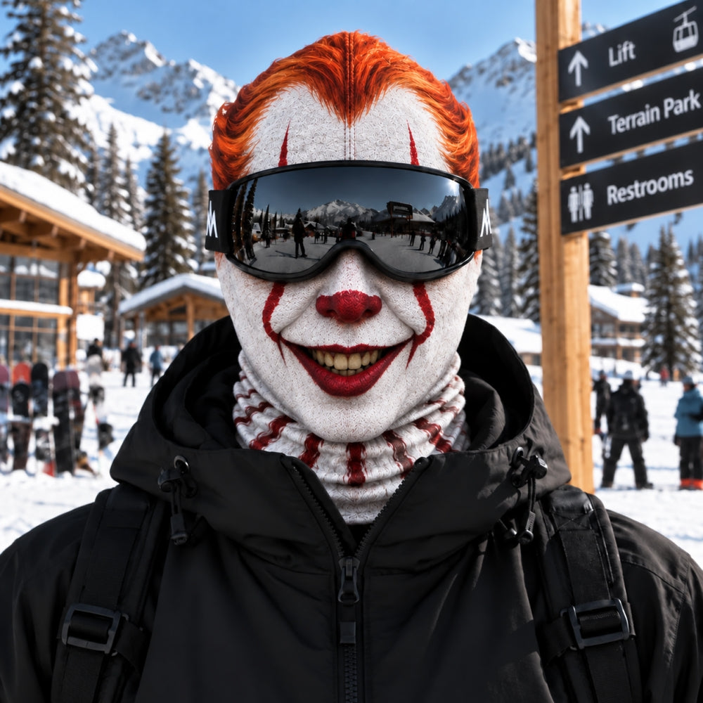 Halloween Horror Ski Masks Collection, Horror Character Balaclava, Scary Face Costume Mask for Skiing Snowboarding Gear
