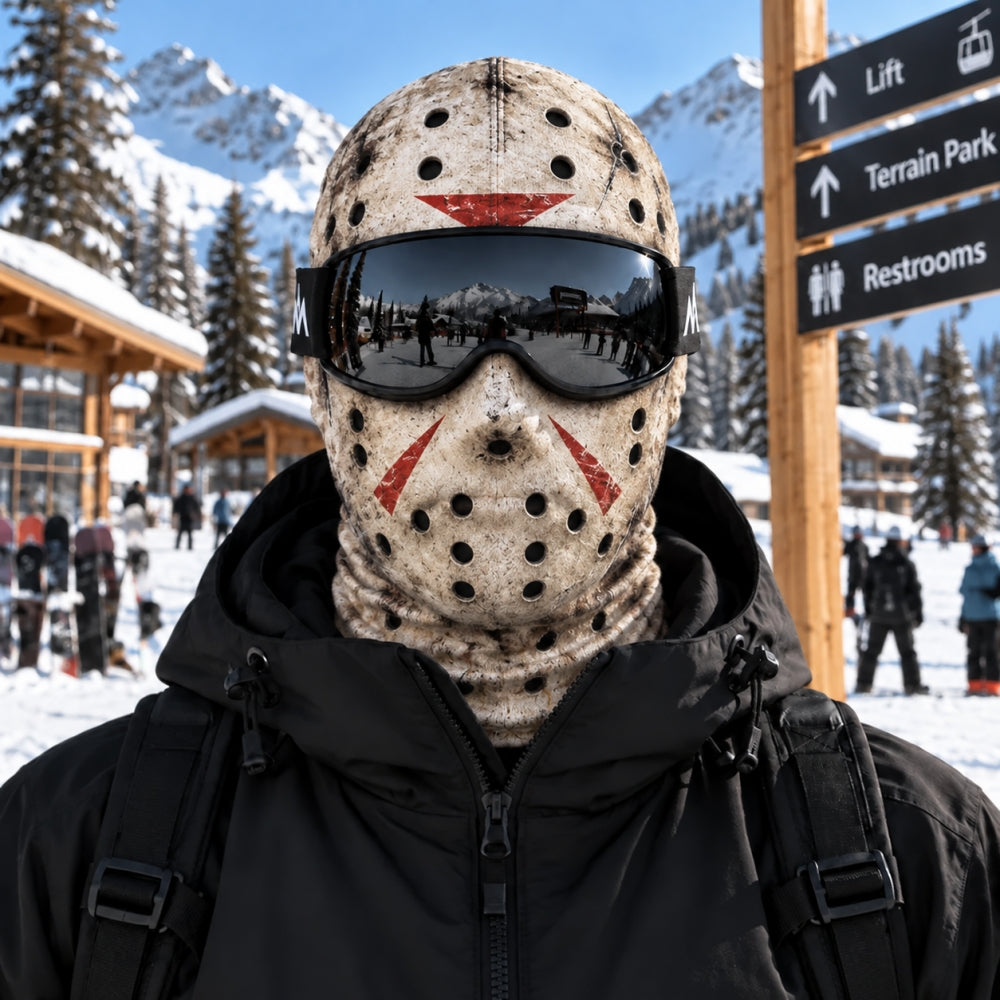 Halloween Horror Ski Masks Collection, Horror Character Balaclava, Scary Face Costume Mask for Skiing Snowboarding Gear