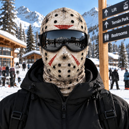 Halloween Horror Ski Masks Collection, Horror Character Balaclava, Scary Face Costume Mask for Skiing Snowboarding Gear
