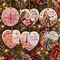 Country Music Fan Ceramic Ornaments - Coats of many Colors Song Fan - Christmas Ornament - Christmas Home Decor
