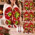 Cheeky Christmas Couple Middle Tube Socks - Personalized Gifts For Couple