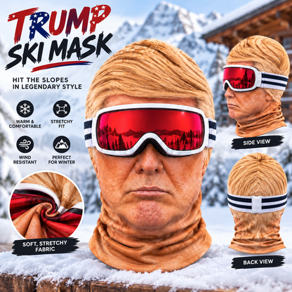 Funny Grandpa Ski Mask, Realistic Old Man Face Balaclava, Hilarious Snowboard Mask, Winter Face Cover, Ski Trip Gag Gift for Men