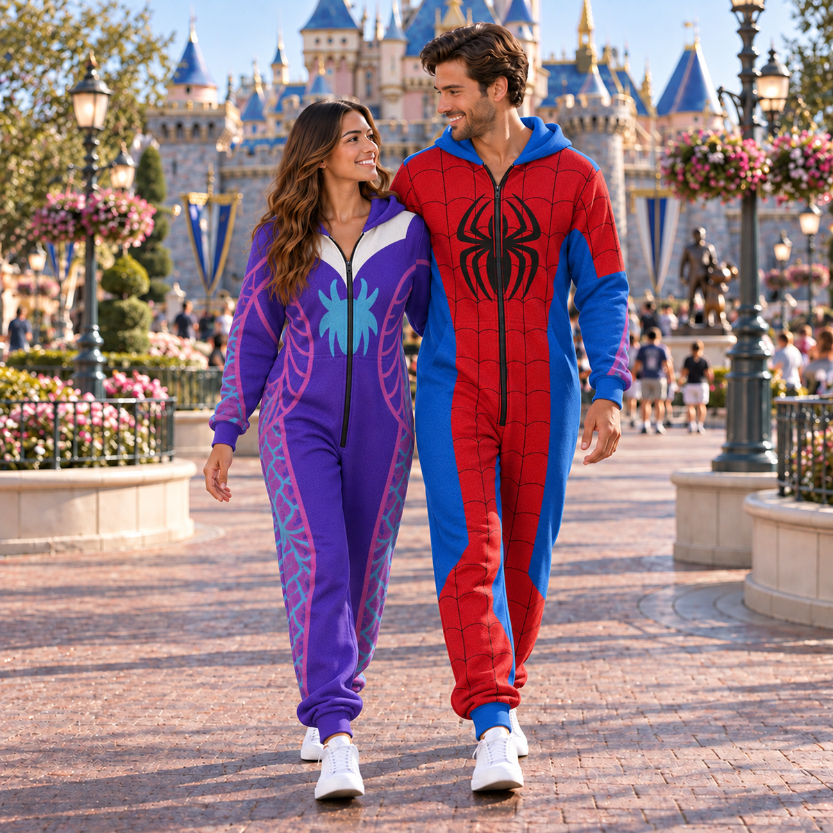 pider Superhero Jumpsuit Costume, Web Hero Onesie, Matching Family Halloween Outfit, Cosplay Pajamas