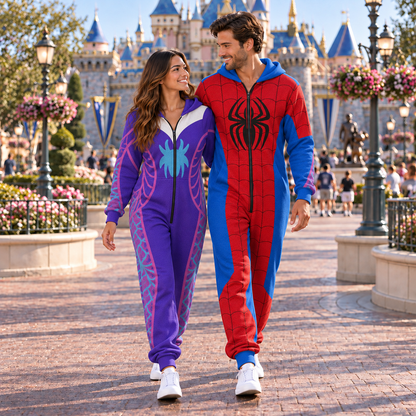 pider Superhero Jumpsuit Costume, Web Hero Onesie, Matching Family Halloween Outfit, Cosplay Pajamas