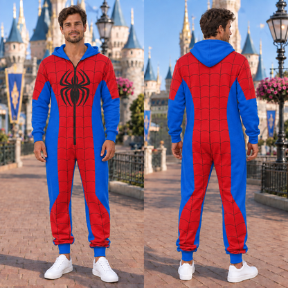 pider Superhero Jumpsuit Costume, Web Hero Onesie, Matching Family Halloween Outfit, Cosplay Pajamas