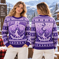 Jelly Journey Purple Knit Ugly Christmas Sweater – Crescent City Jelly Jubilee Fan Gift