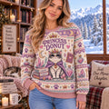 Princess Donut Knit Ugly Christmas Sweater – Dungeon Crawler Carl Merch Cat Lover Gift