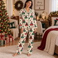 The Office Christmas Pajamas Sets, Funny Character Quote Print, Long Sleeve Set, Short Sleeve Set or Pajama Pants