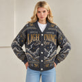 Dragon Riders Cardigan - Dancing Through the Lightning Strikes Dragon Rider Knit Sweater, Bookish Gift