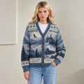 Dragon Riders Cardigan - Basgiath War College Winter Fair Isle Knit Sweater, Dragon Rider Gift
