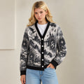 Dragon Riders Cardigan - Threshing Day Dragon Castle Toile Knit Sweater, Dark Academia Book Gift