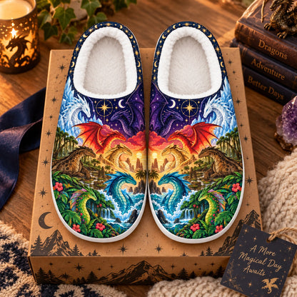 Wings of Fire Pyrrhia dragon tribes slippers - gift box