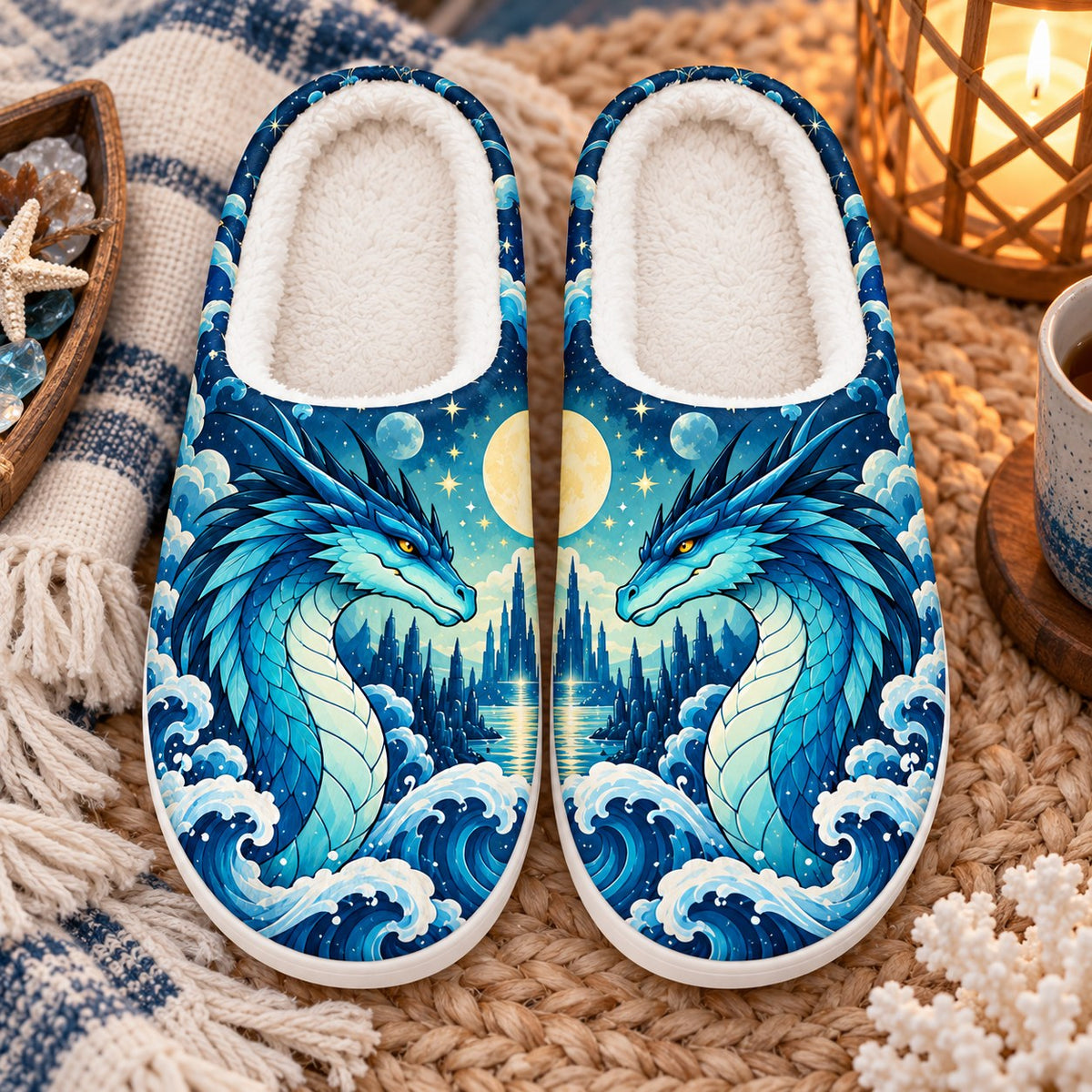 Wings of Fire SeaWing slippers