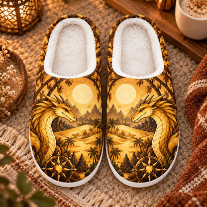 Wings of Fire SandWing slippers
