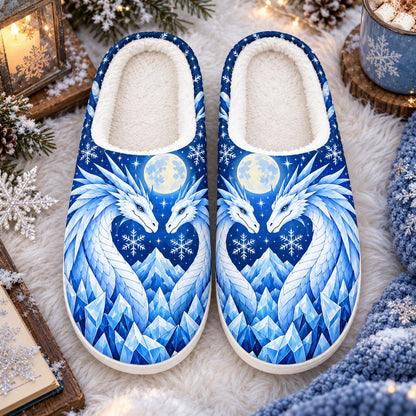 Wings of Fire IceWing slippers
