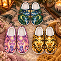 Wings of Fire Cozy Slippers - Pantala Tribes: LeafWing, SilkWing, HiveWing Fuzzy Dragon House Slippers, Gift for Fans
