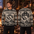 Threshing Day Sunburst Dragon Knit Ugly Christmas Sweater – Fourth Wing Bookish Gift