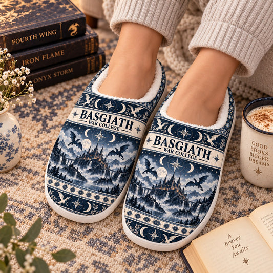 Fourth Wing Basgiath War College slippers - lifestyle