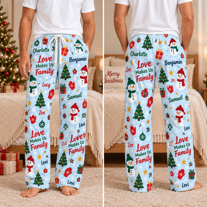 Personalized Christmas satin pajamas - view 12