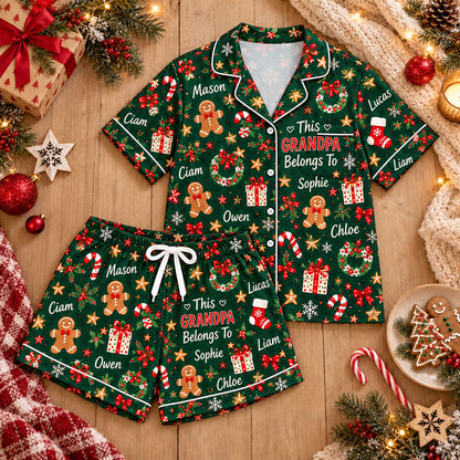 Personalized Christmas satin pajamas - view 7