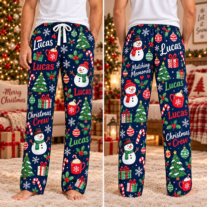 Personalized Christmas satin pajamas - view 8