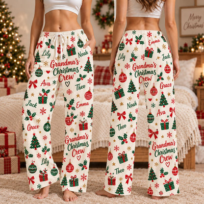 Personalized Christmas satin pajamas - view 9