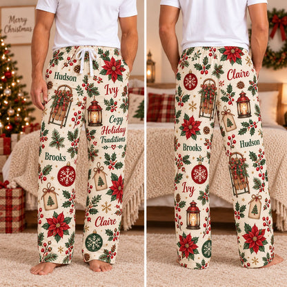 Personalized Christmas satin pajamas cousins crew - view 11