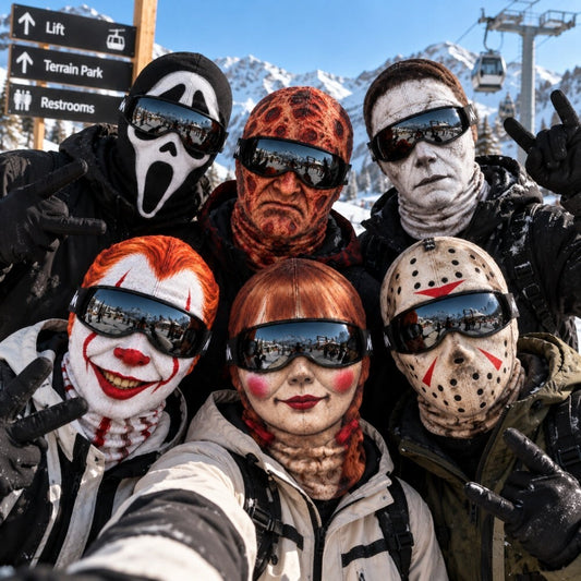 Halloween Horror Ski Masks Collection, Horror Character Balaclava, Scary Face Costume Mask for Skiing Snowboarding Gear